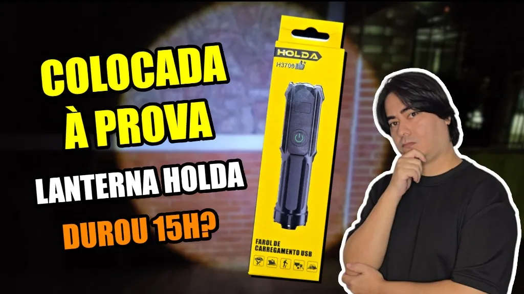 Lanterna Holda H3709 colocada à prova